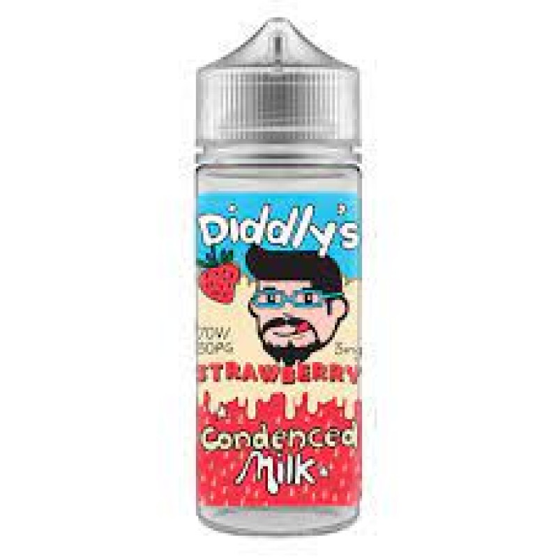 One Cloud  Diddly's Strawberry Condensed Milk 60ml