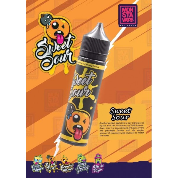 Monsta Vape - Sweet and Sour 60ML (LOW MINT)